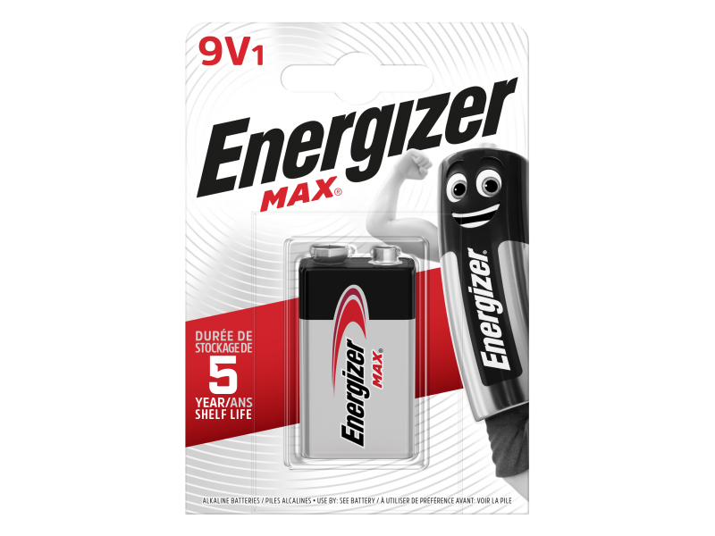 Energizer MAX B1 9V elem